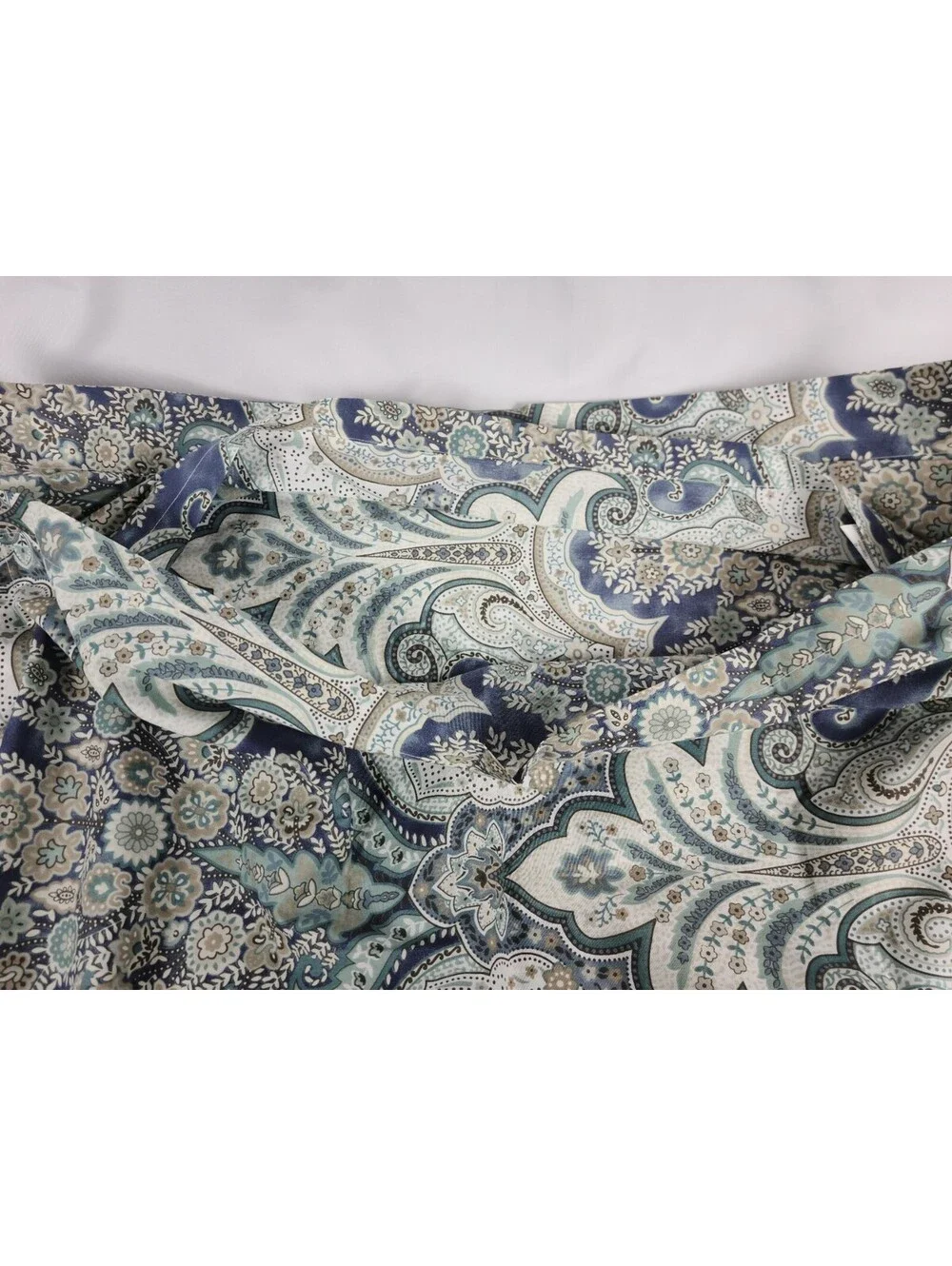Pottery Barn Jordana Paisley King Duvet Cover & 2 Euro Shams
